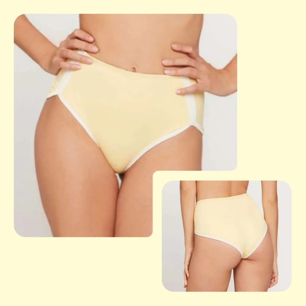 L*Space Cali High Cut Full Coverage Bikini Brief Bottom